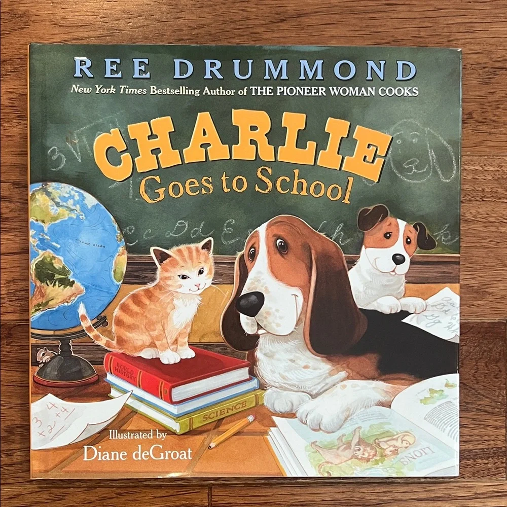 “Charlie Goes to School” Hardcover Book